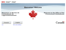 Tablet Screenshot of opo-boa.gc.ca